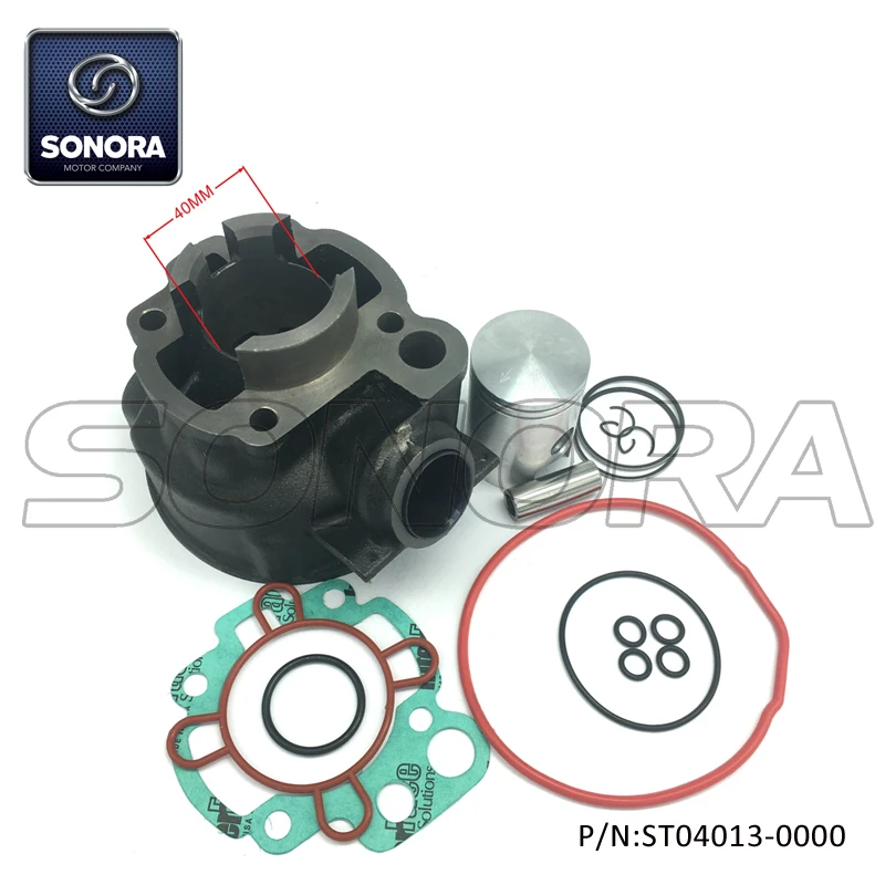 Minarelli AM6 Cylinder Kit Bore:40 mm 50cc APRILIA AF1 BETA RR CPI SUPERCROSS (P/N:ST04013-0000 ) TOP QUALITY