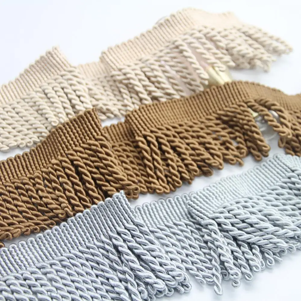 Wholesale More Colors 9CM Bullion Fringe Tassel,Curtain Fringe,Polyester Fringe for Decoration