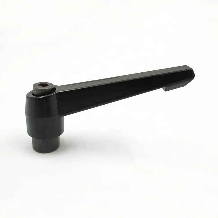 black kirksite m8*63 thread clamp lever handle for machinery accessories
