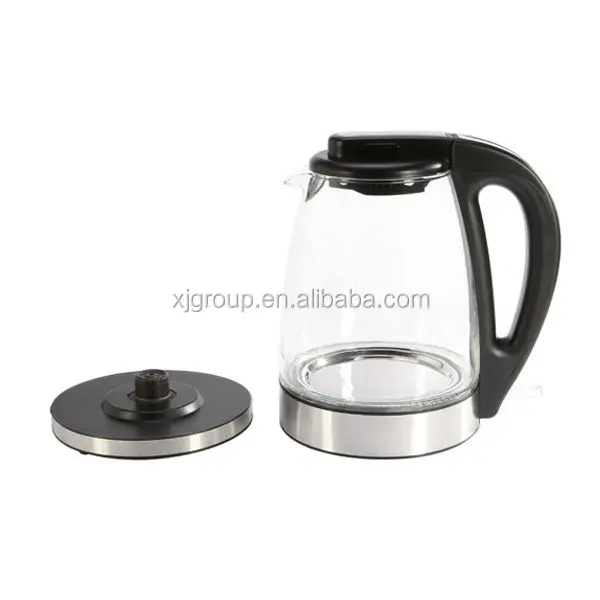 XJ-12102 1850W 1.7L стеклянный чайник со светодиодной подсветкой на кувшин дно во время работы, элегантный дизайн