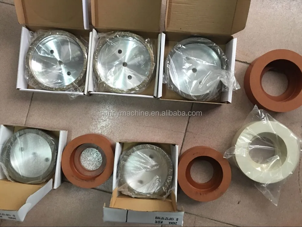 vertical straight-line Glass Edging Machine/ Glass Polishing Machine with PLC control