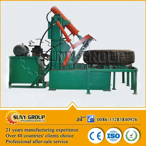 used tire cutting machine/rubber processing machinery