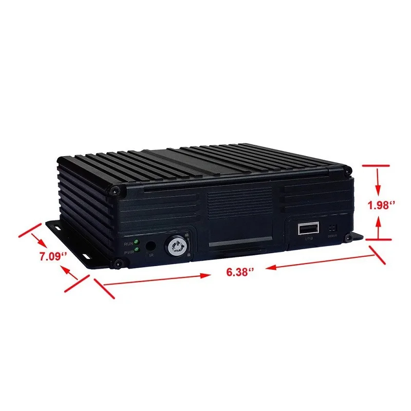 
1080P HDD 3G 4G GPS 8 Channel 8CH AHD Mobile DVR Kit 