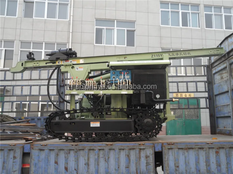 Z115Y New Condition Hydraulic Drilling Rig For 40m Mining Hard Rock