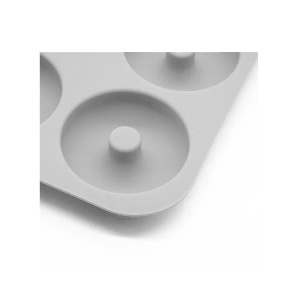 Silicone Donut Baking Pan Biscuit Mold, Makes 9 Full Size Donuts, Dishwasher and Freezer Safe