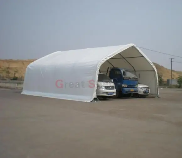 instant shelter tent for car garage, trucks, equipment storage warehouse