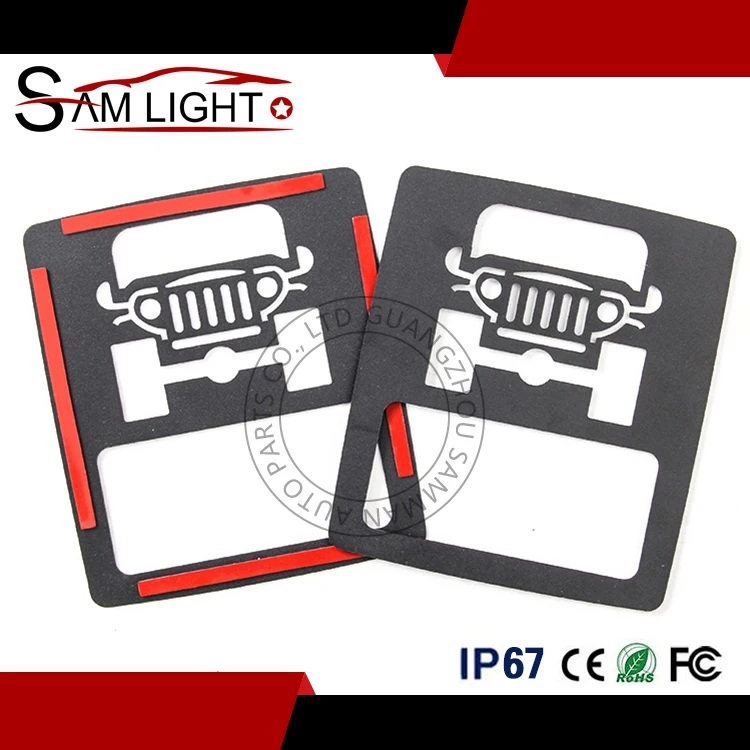 2018 Je-ep Wrangler Lights Cover Tail Light Guard for 2018 je-ep Rubicon Sahara Sport JL( 1 Pair)