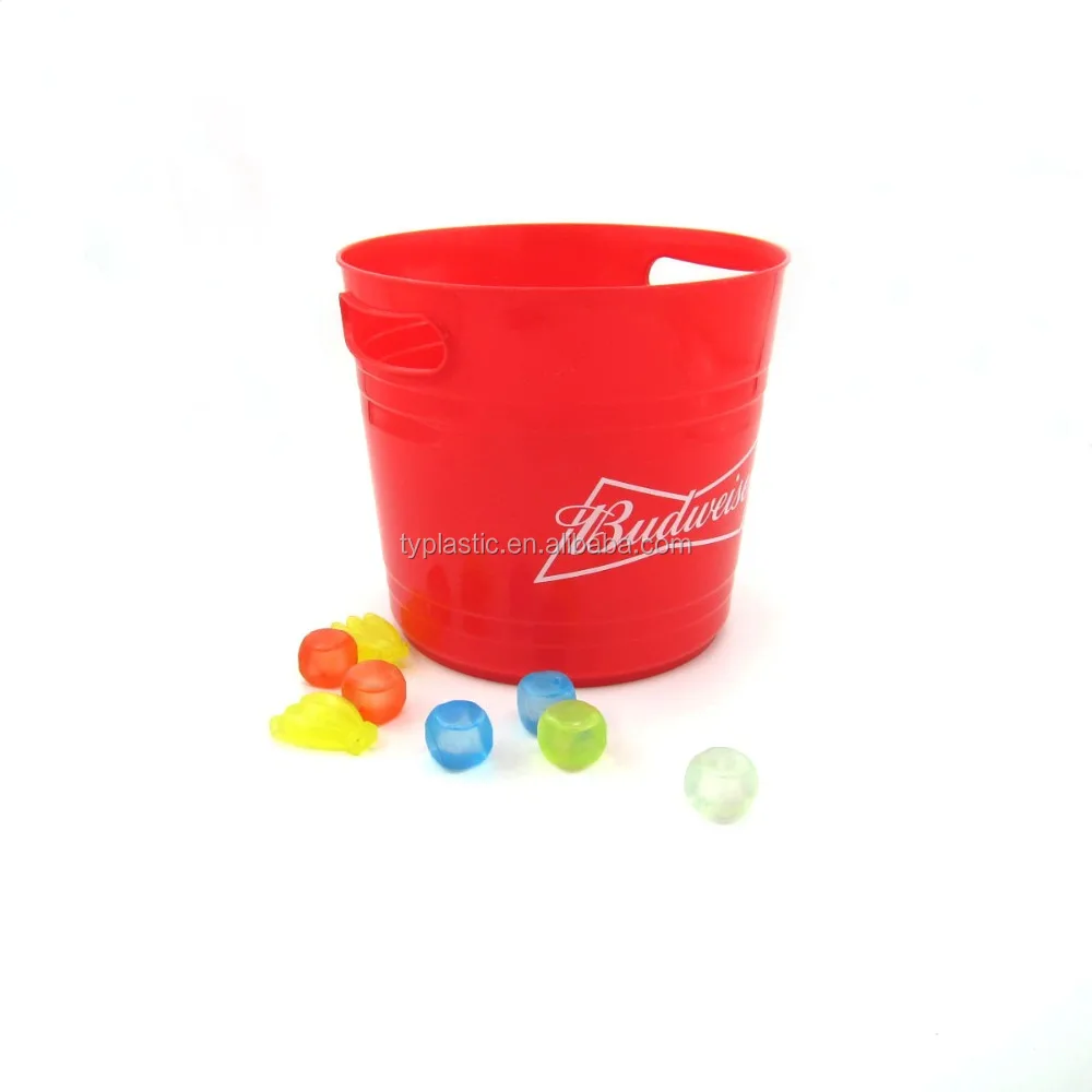 Plastic 6 Pack Beer Bottle Holder Ice Bucket