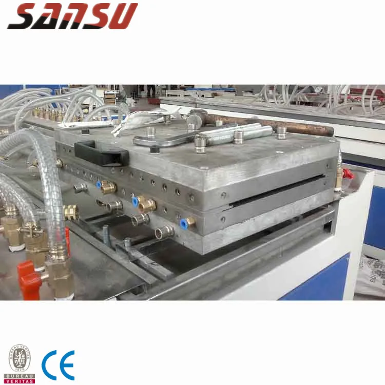 plastic PVC WPC ceiling wall panel manufacturing extrusion production making machine extruder machinery line