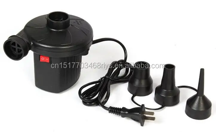 New 3 Nozzles 220V AC Mini Electric Air Pump for Car cigarette lighter