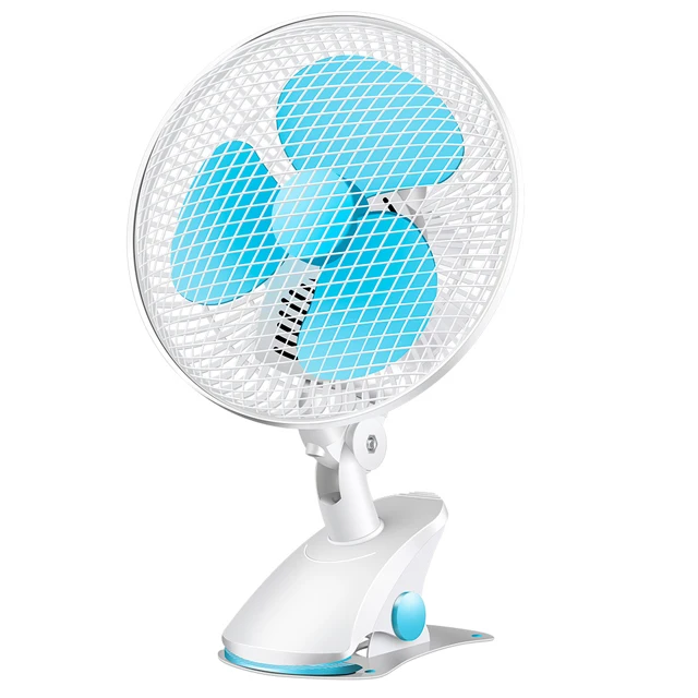 Air Cooling 9inch&12inch Electric 3 Speed Table Fan Plastic Solid Mesh Desk Clip fan with CE GS CB