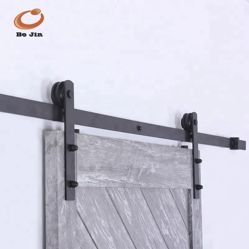 Ningbo Happyhome 5-16FT Barn Door Hardware Sliding Door Steel Track