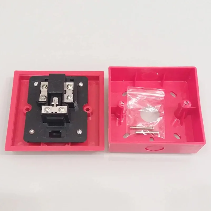 24V DC  Fire Alarm Manual Call Point Break Glass Emergency Button