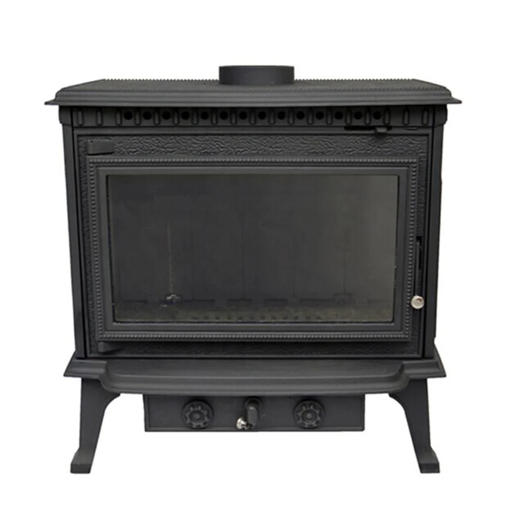 cast iron stove with side window BSC324-1
