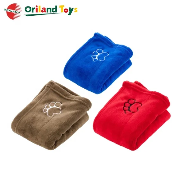 cheap custom wholesale large pet dog soft plush fleece blanket