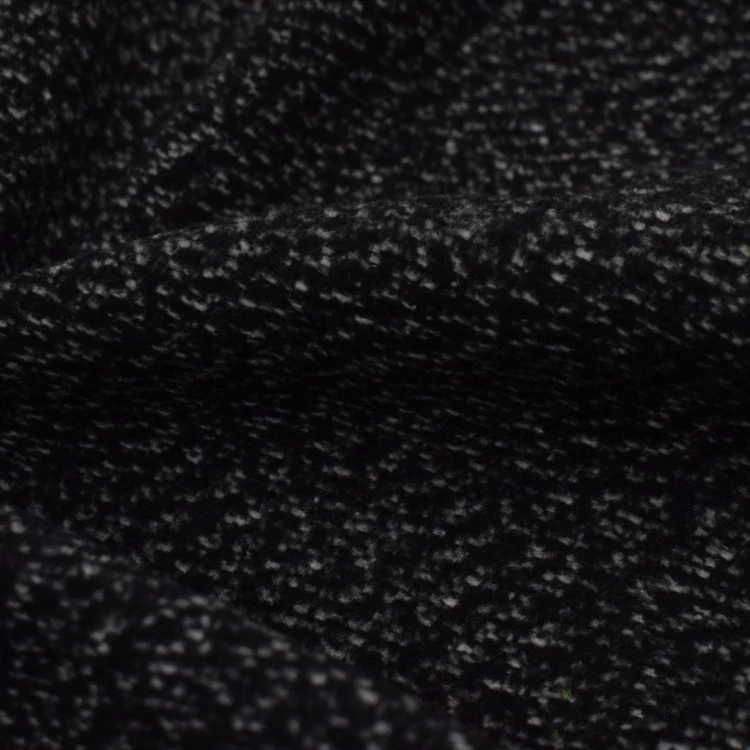 Solid color 500 gsm brushed 100% polyester artificial tweed cashmere fabric wholesale