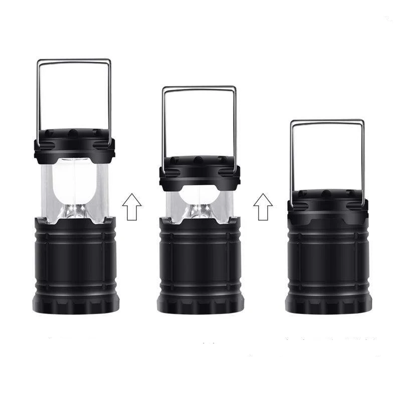 Get Free Sample Outdoor Emergency ABS 3*AA Battery 6 Led Folding Portable Camping Lantern Lamp