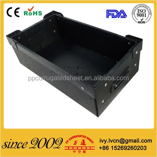Factory Price Black Anti Static Corrugated Plastic Boxes