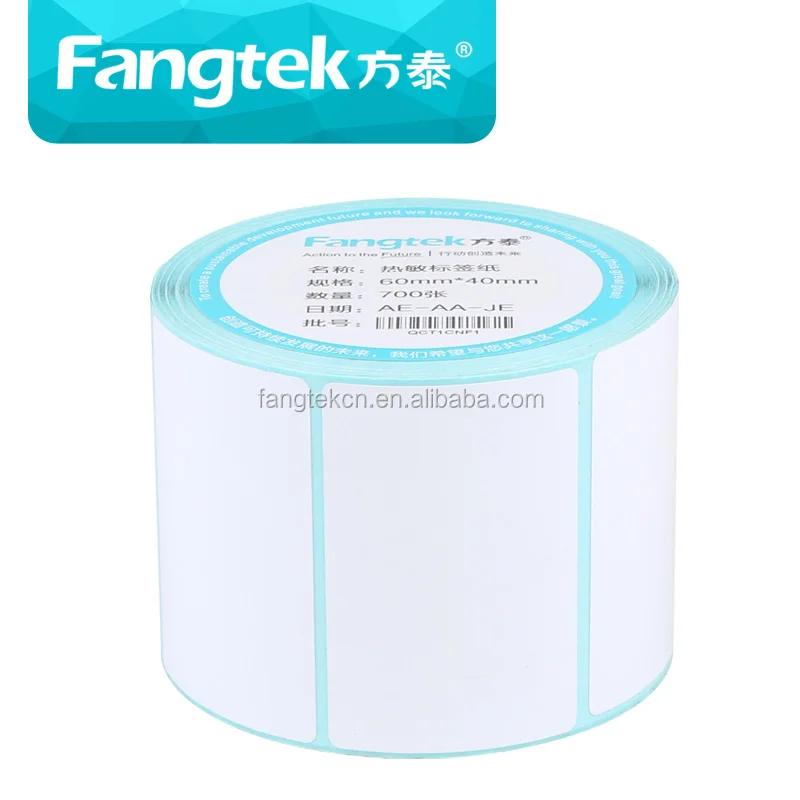 Adhesive Labels Directly Thermal Paper Label Sticker Rolls 60*40*700