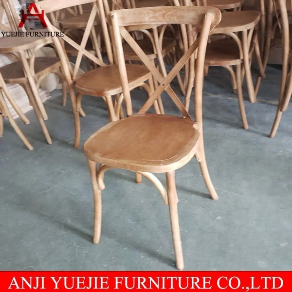 
Stackable Beech Wood X Back Chair 