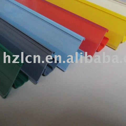 PVC Data Strip/label holder/Price Holder for supermarket shelves