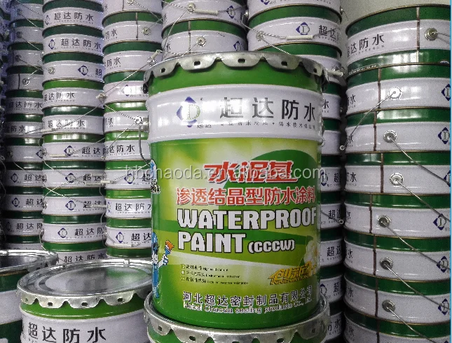 Cementitious capillary crystalline waterproof material waterproof coating for basement roof waterproofing