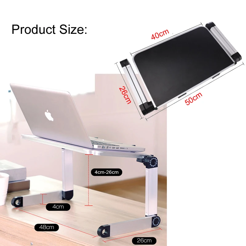 Wholesale wood computer desk / foldable laptop table bed computer desk  LP-011