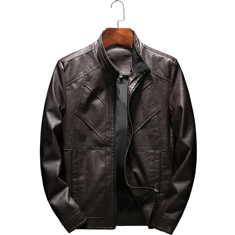 China Apparel Best Quality Motorcycle Jacket Mens Leather Jacket Warm Keeping Winter Jacket