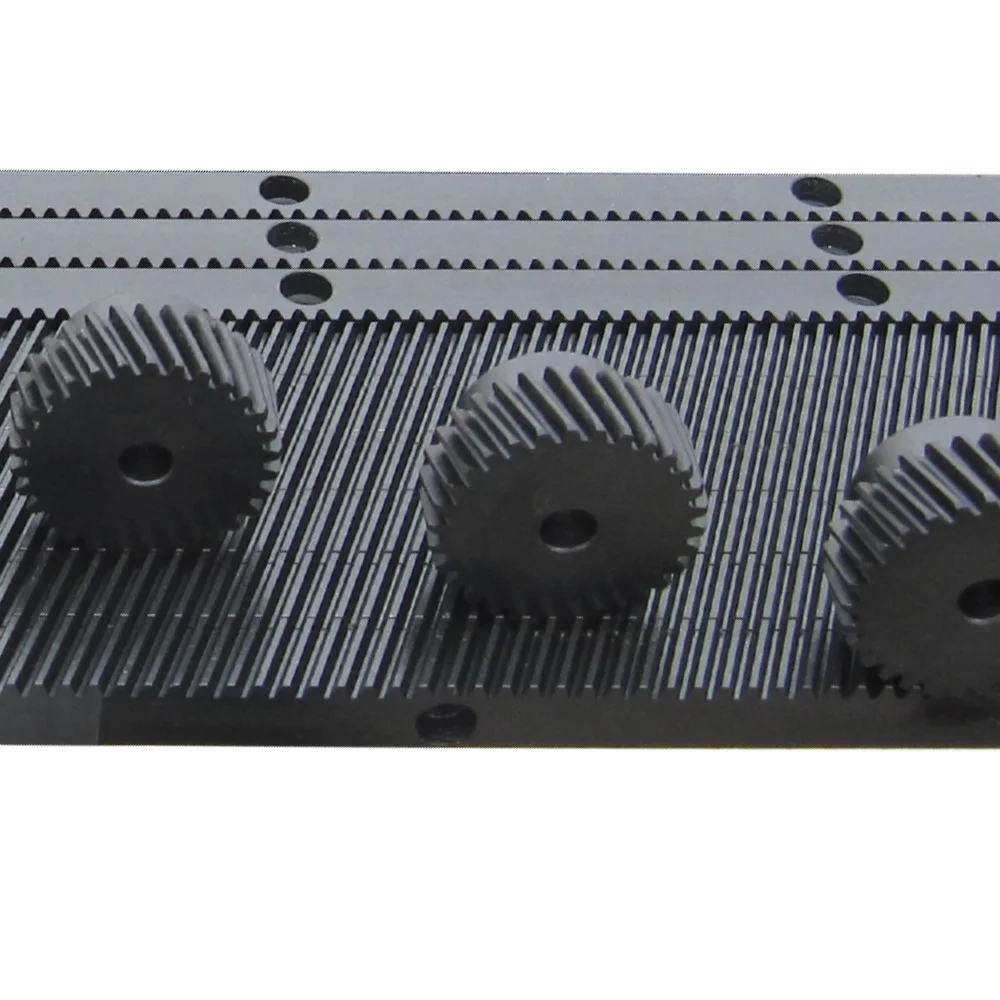 
High precision heat treatment hardened teeth CNC helical gear rack and pinion 