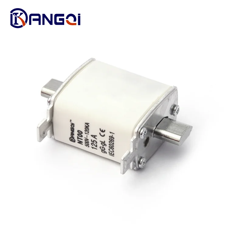 
HRC NT000/NH000 125A fuse link/holder balde fuse ceramic porcelain fuse base 