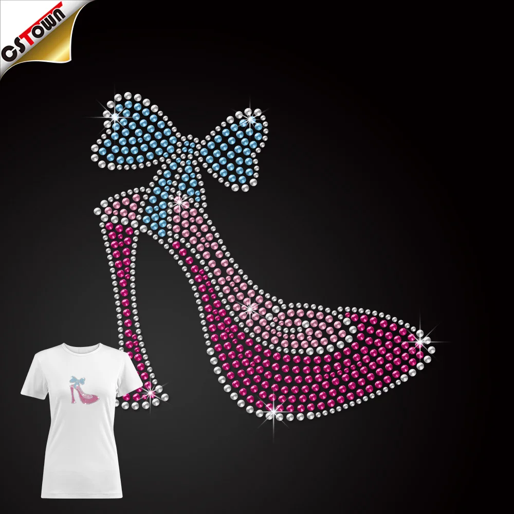 Фигурное катание Пользовательские bling Блеск теплообмена оптовая продажа утюг на мотив