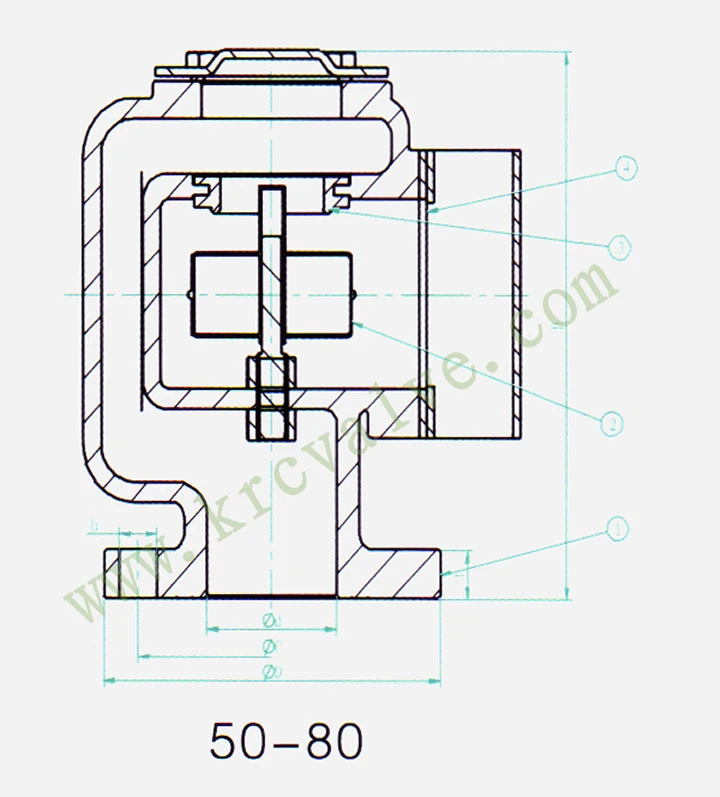 Air Vent Head 5K JIS Marine Valve