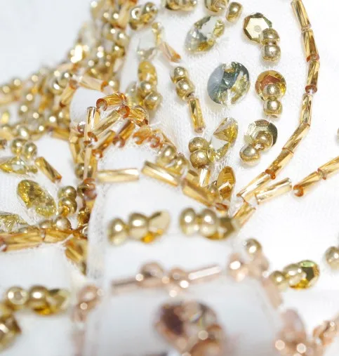 Luxury Beaded Elegant White Mermaid Sweetheart Strapless  Evening Dress