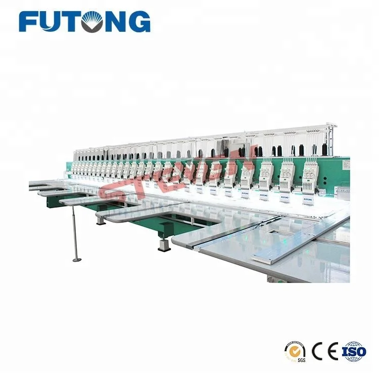 Futong multi heads embroidery machine 27 heads Indian model embroidery machine