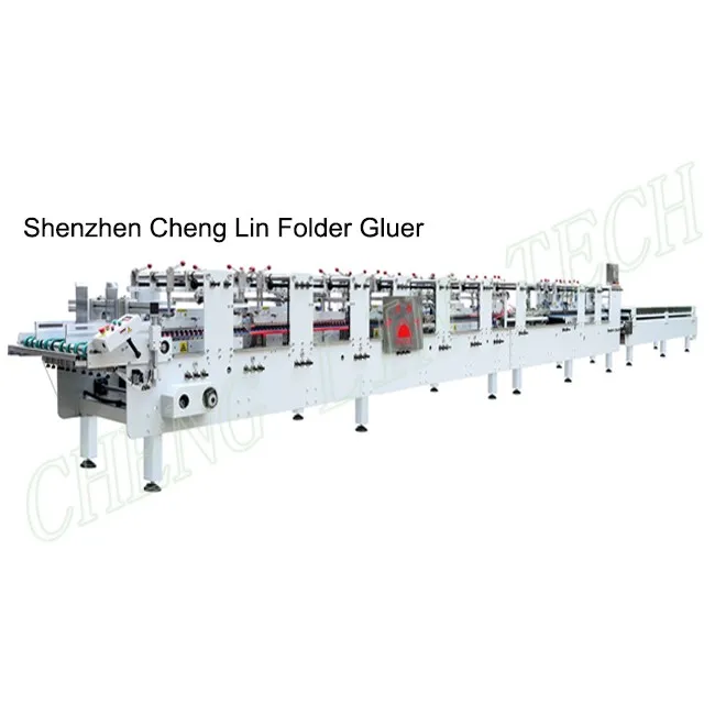 
PP Box Heat Sealing Folding Gluing Machine Auto High Speed Folder Gluer Machine 