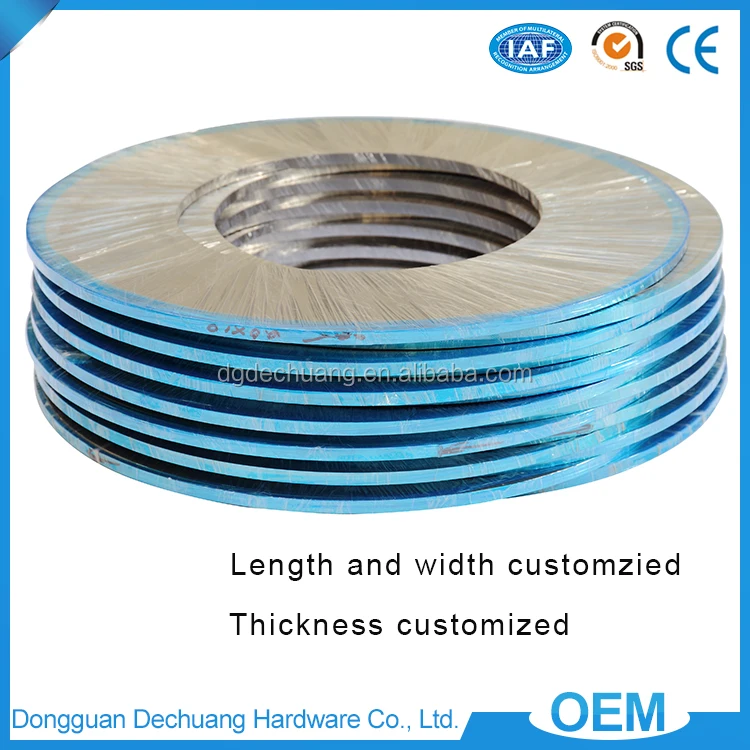 Горячие продажи индивидуальные толщина нержавеющей стали 43a0 катушки 430 браслет из нержавеющей стали