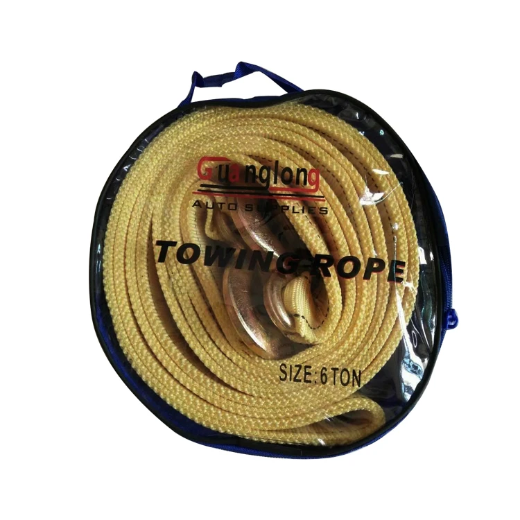 Car emergency vehicle tools 4 Meters 6 Tons high strength car universal emergency tow rope