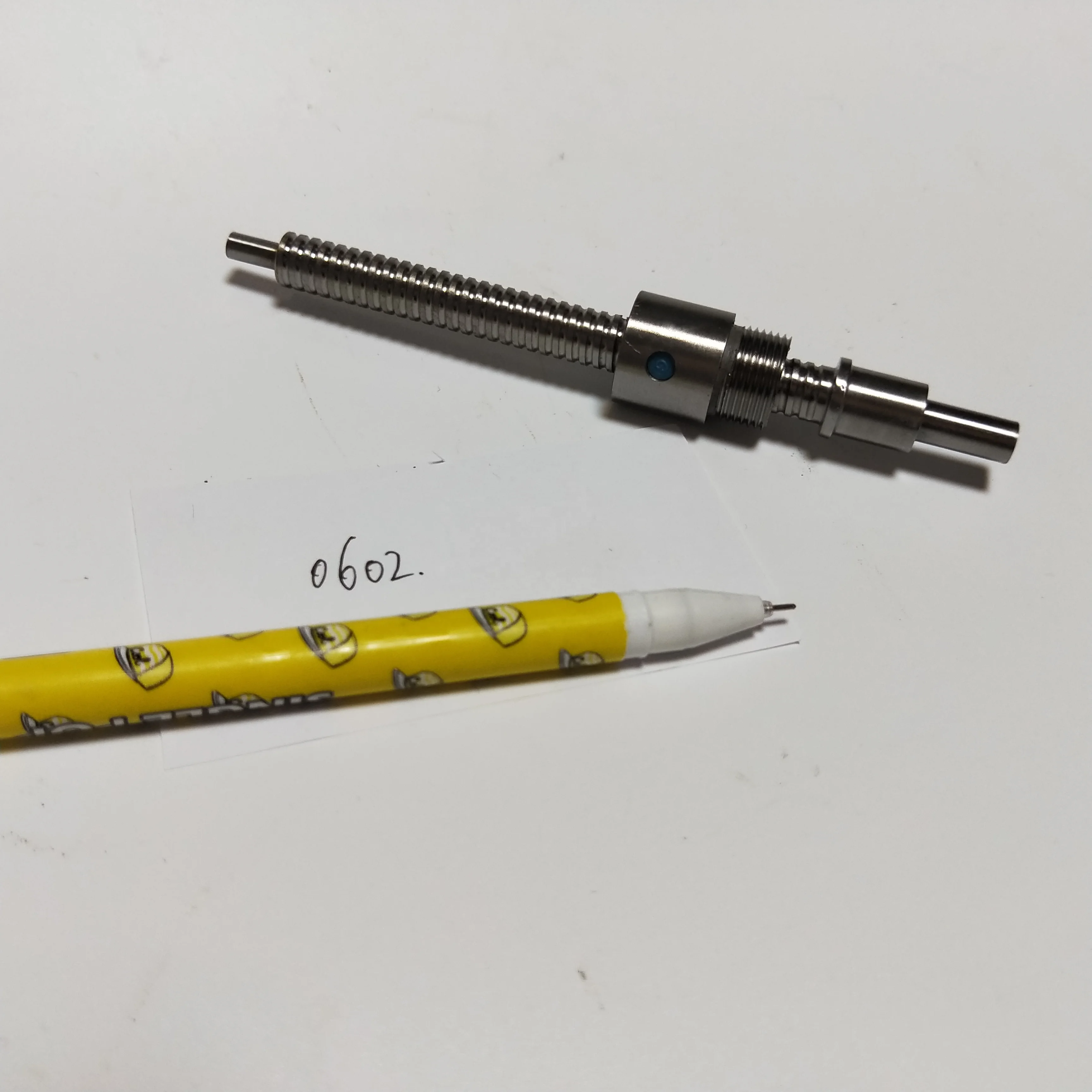 Customized micro small ball screw SFU0602 diameter 6mm,tolerance 0.012mm/meter no backlash for sewing machine and 3d printer