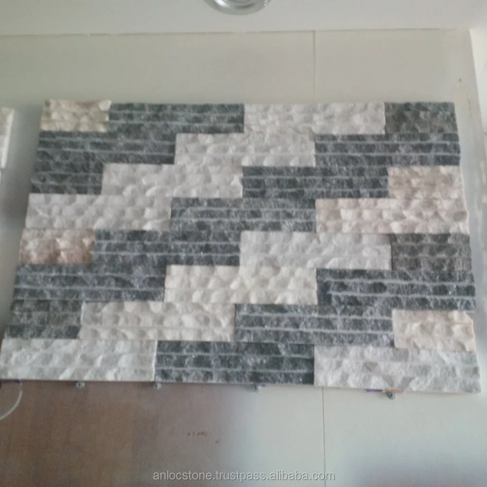 Вьетнам белый мрамор Сплит вручную для стены