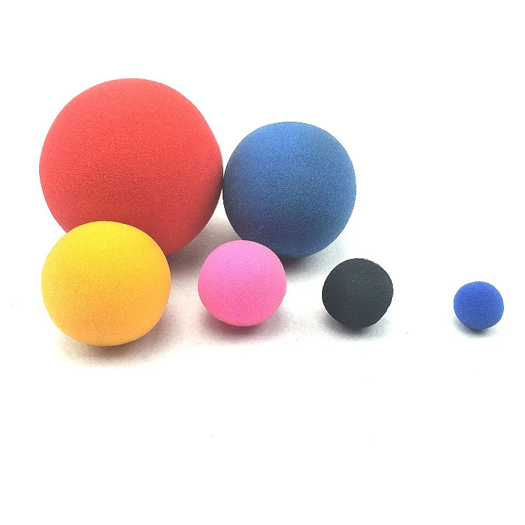 Yellow White Black Red Pink Grey Purple Orange mix magic sponge foam balls
