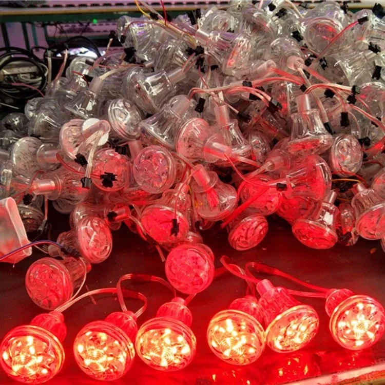 Новая форма кабошон rgb светодиодный пиксель 60 мм 18 светодиодов развлечения 24 в светодиодные лампы