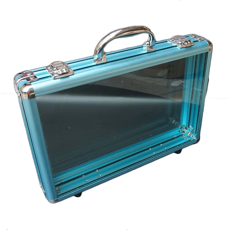 
Clear beauty women business acrylic aluminum briefcase 