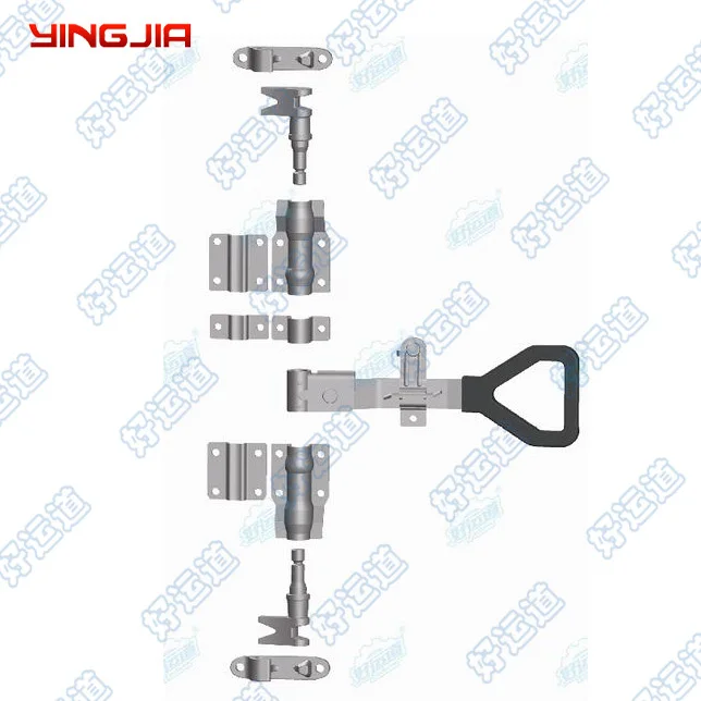 Дверной замок для фургона грузовика прицепа дверной рычаг ручка замка камеры комплект