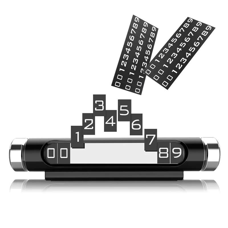 Licheers Free Shipping Night Luminous Car Parking Card Telephone Number Car Parking Phone Number Card