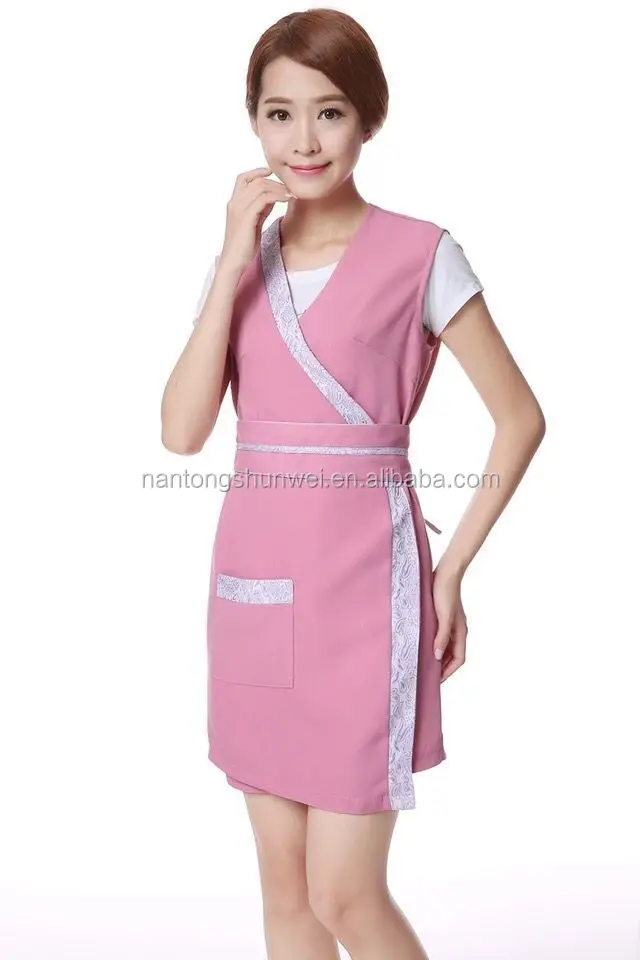 beautician dressing haircut dresser nail dresser apron and dressing