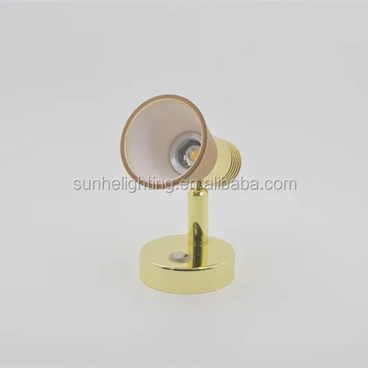 Marine 12 Volt Swivel Reading Light Brass Boat Bedside Berth Lamp Warm White