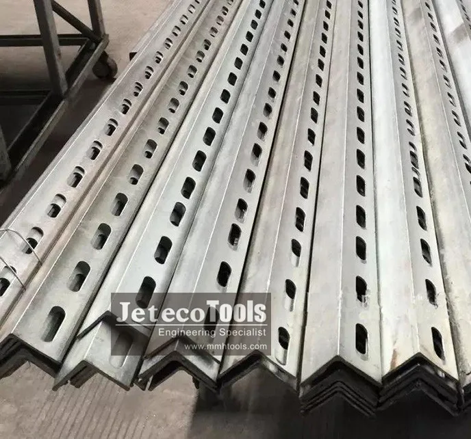 Heavy duty hydraulic punch CH-100 hydraulic hole puncher machine for punching in angle steel plate, Yuhuan Jeteco Tools brand