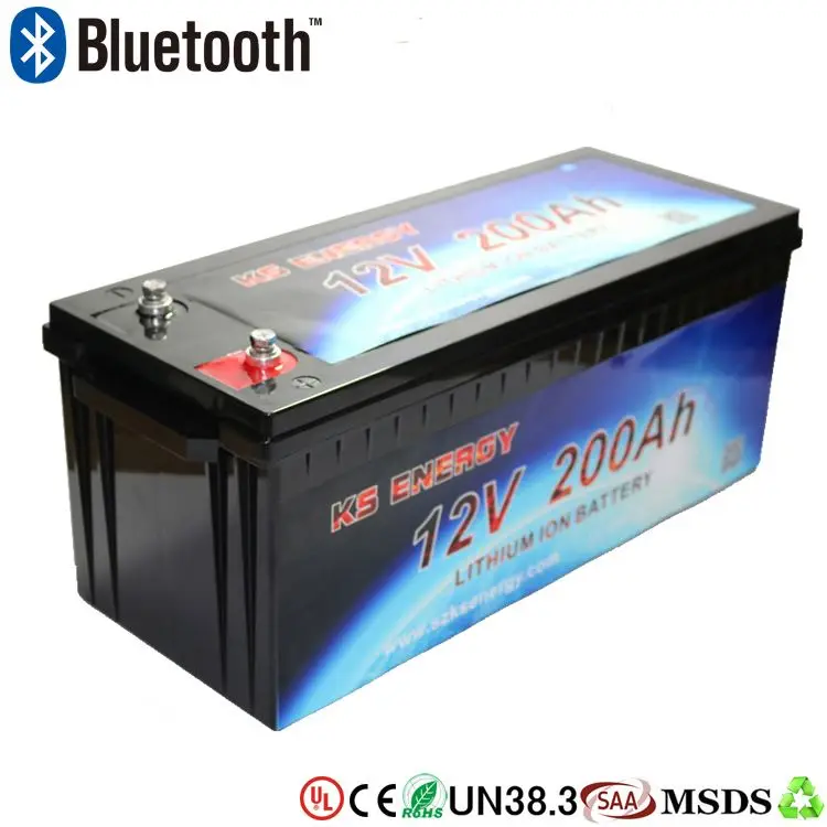 Литий-ионный Аккумулятор lifepo4 для гольф-мобиля, лодки, солнечной системы, 12 В, 200 ач