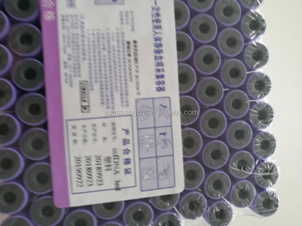 vacuum blood collection glucose tube