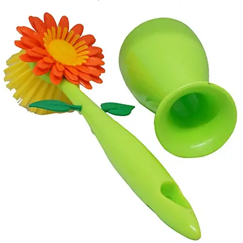 Greenwell Flower Design Kitchen Cleaning Brush Dish Brush